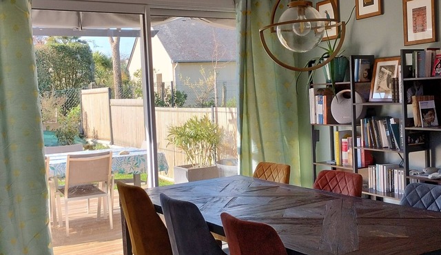 New house with garden near Dinard, 300 m from the banks of the Rance river