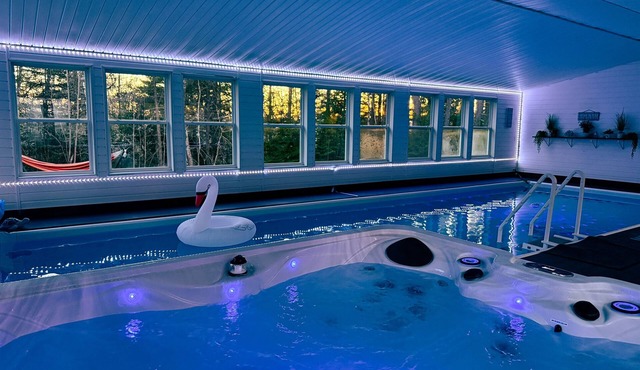 New!*Indoor Pool*Hot Tub*Sauna*Game Room*Near Acadia
