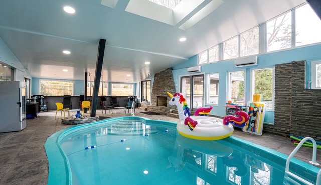NEW! Indoor Pool & Massive Space to Entertain, Luxury w/ King Beds, Kid-Friendly