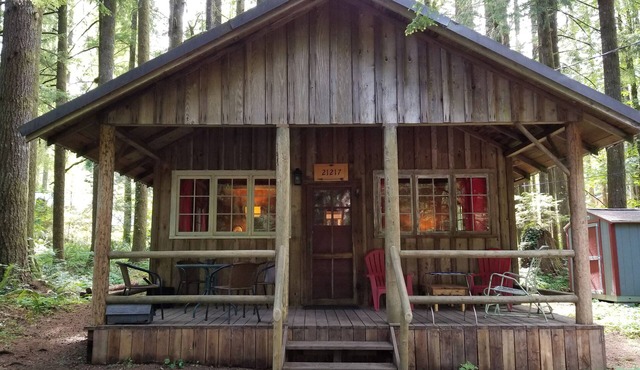 NEW! Judy's Vintage Mt. Hood Cabin. Kid, dog-friendly. Hi speed Wi-fi.