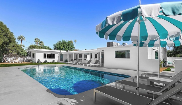 NEW Kitchen, Bathrooms, Furniture, Floors & Grill In Midcentury Modern Pool Home