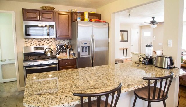 New Kitchen, Room For The Whole Family - Near 1st Bank Center