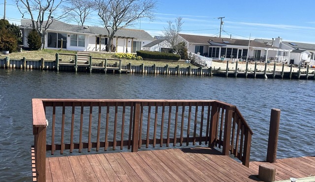 NEW LISTING 3 BDRM 2 BATH updated Jersey Shore Rental on the water.