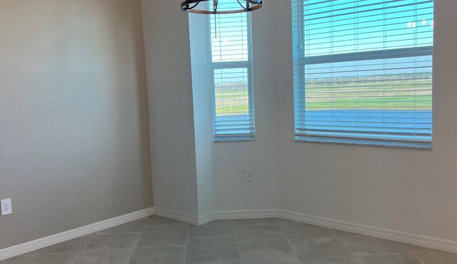 New Listing, Brand New Unfurnished 2-br condo in beautiful Calusa Country Club.