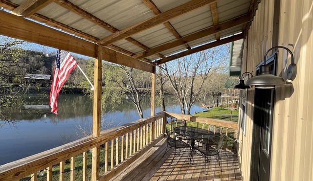 New Listing! Cozy Cabin Riverside Retreat in historic downtown Hardy, AR