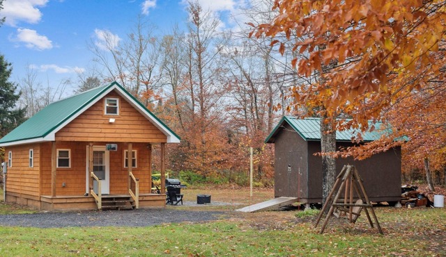 NEW LISTING! Cozy Private Cabin on Snowmobile Trail by RedAwning