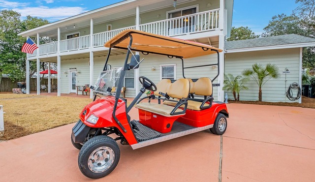 ★ New Listing Discount! + Steps 2 Private Beach + Private Pool + Golf Cart Incl★