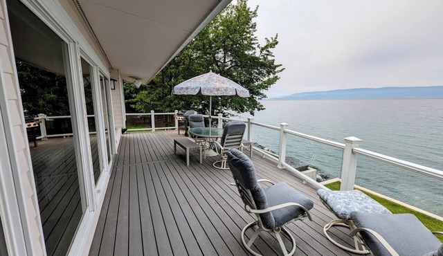 New Listing! Lake Front Retreat on Flathead
