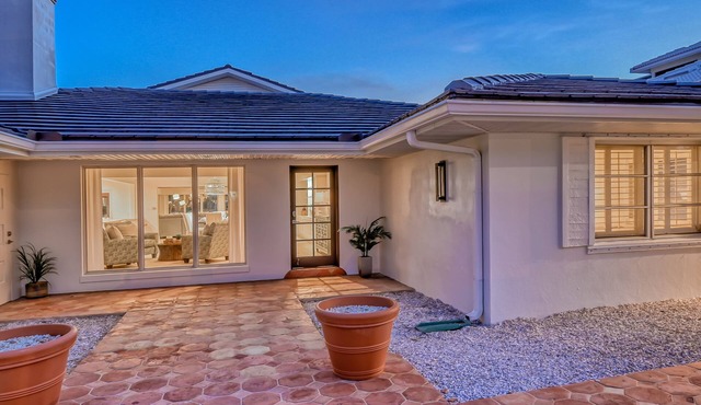 New Listing! Manatee Cove | Waterfront Home on Lido Key, 30 Second Walk to St. Armands Circle!