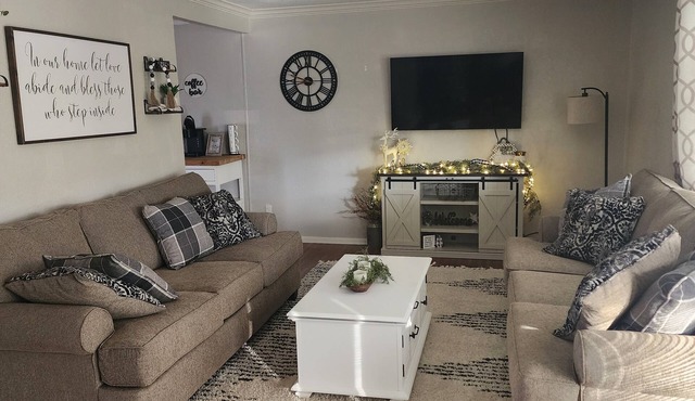 New listing! Private 3 bedroom 2 bath home with BEAUTIFUL sunroom!