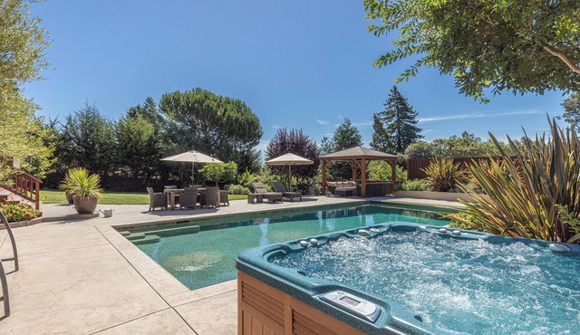 New Listing! Sweet Haven Relaxing Countryside Retreat, Saltwater Pool, Spa, BBQ