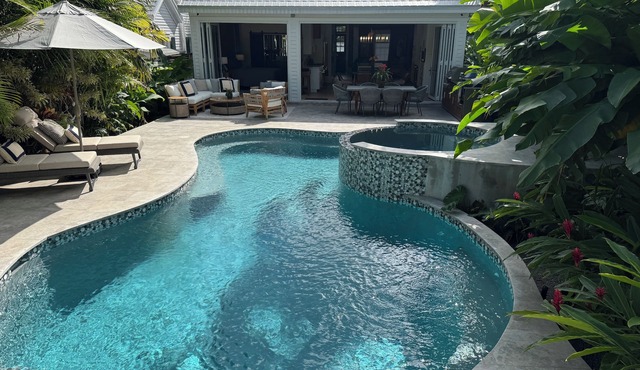 New Listing! Truman Show - Private, heated pool and chef's kitchen