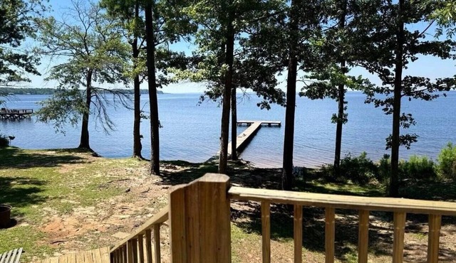 New Listing! Waterfront 3-bedroom home with amazing views in Toledo Bend.