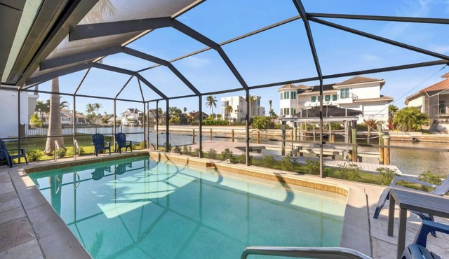 New Listing! Waterfront Escape on canal w/Pool