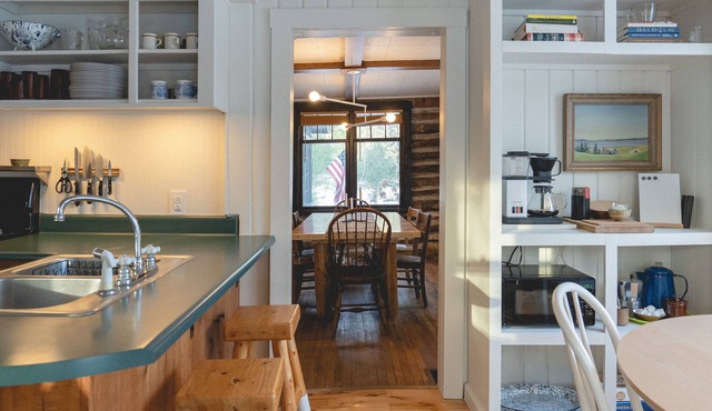 NEW! Log cabin retreat w/modern updates sleeps 14