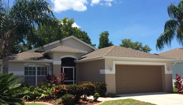 New lower rates. Gorgeous home with pool in gated community. Beaches near.