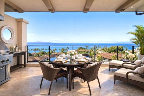 NEW Luxury 3 Bedroom Condo with Panoramic Ocean Views at Wailea Beach Villas Complimentary Rental Car WBV-PH505 by KBM Resorts