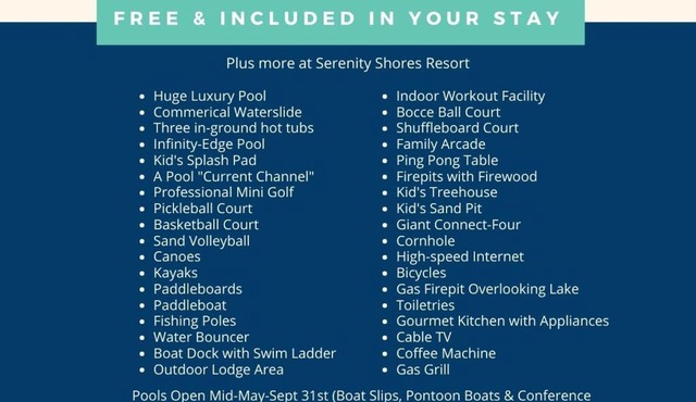 NEW! Luxury Lakefront Villa with Tons of FREE Amenities!