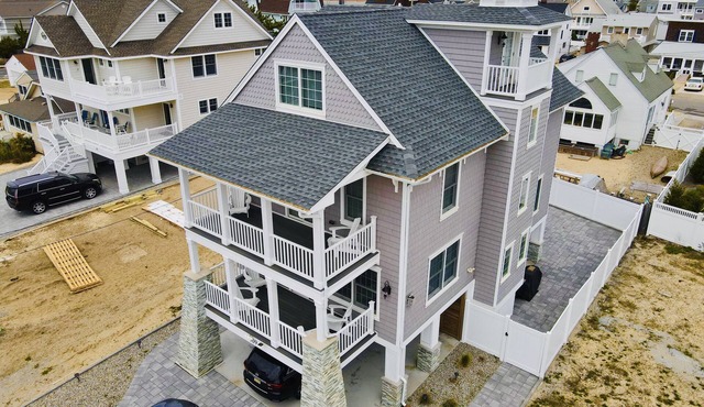 New Mantoloking Home Steps to Private Beach