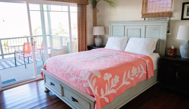 NEW! Marjorie's Kauai Inn-Queen Room w/Panoramic Huge Lanai