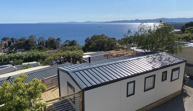 New mobile home Saint Raphael 180 degrees sea view