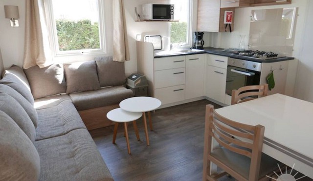 New Mobilhome Comfortable air-conditioned with covered terrace