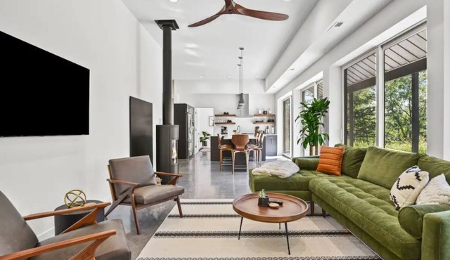 New Modern Cabin on 2 Acres with Water Views