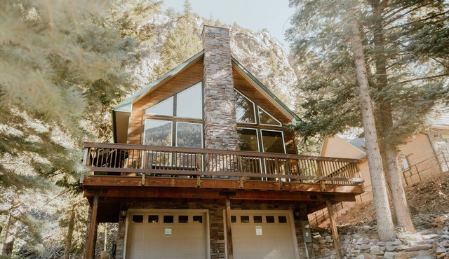 New! Modern mountain retreat. Bar, garage, luxurious backyard patio. Pristine!