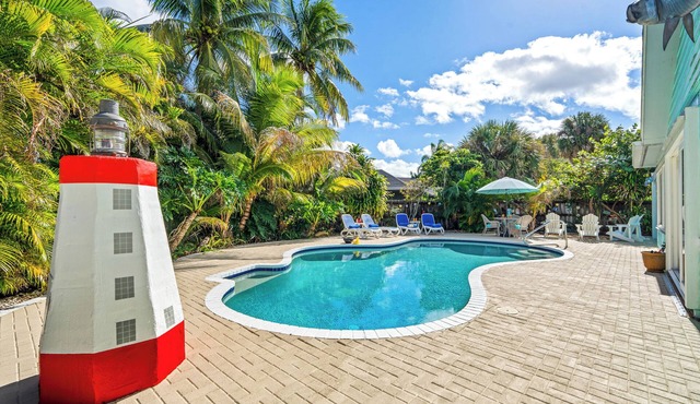 NEW! NearBeach&TheAve/Htd Pool,Grill & KeyWestVibe