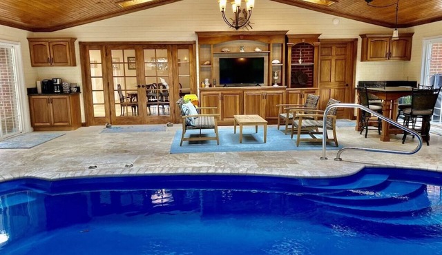 “New Owners”- Indoor Pool Nestled by Golf Course with Game Room, Outdoor area