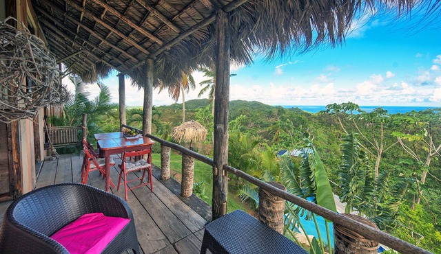 New! Panoramic Ocean/Mnt view- POOL- 4 min to Beach- 7+ Horse Rides sp