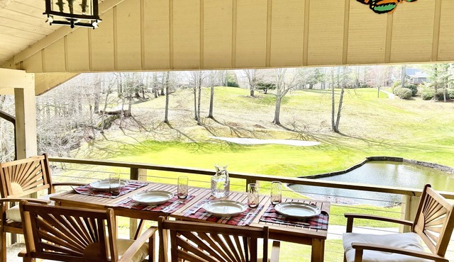 NEW Papa's Place on 1st hole Linville Land Harbor Pet Friendly