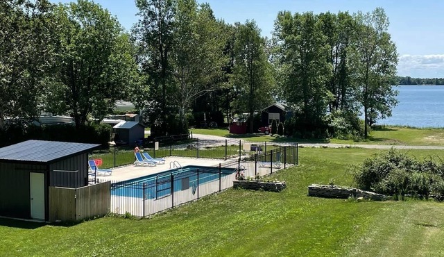 New Park Model on Waterfront at Family Campground