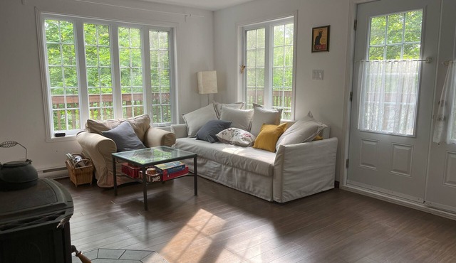 New! Perfect location in Sutton. Ski, bike, hike.