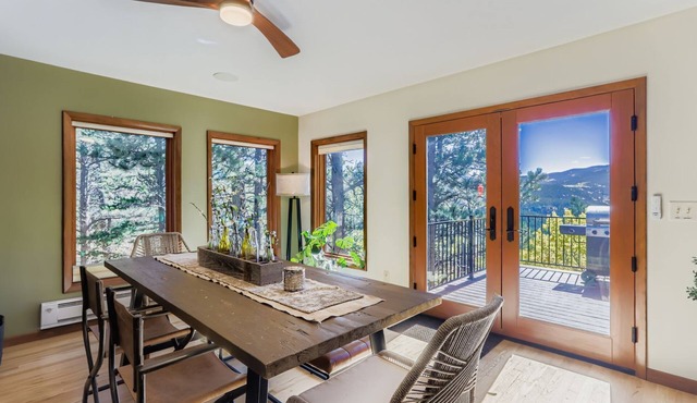 New! Pet-Friendly Mountain Escape w/Deck, Views, & Fire Pit!