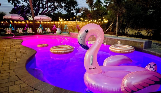 New! Playful Palm Home: Pool, Pickleball, & Golf.