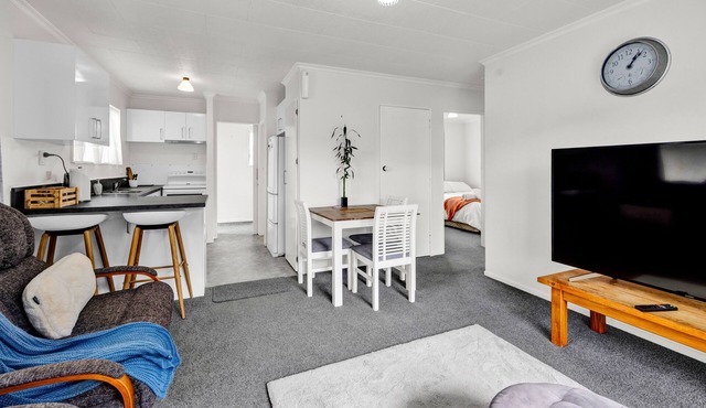 New Plymouth Unit: City, Beach, Port & Rock Nearby