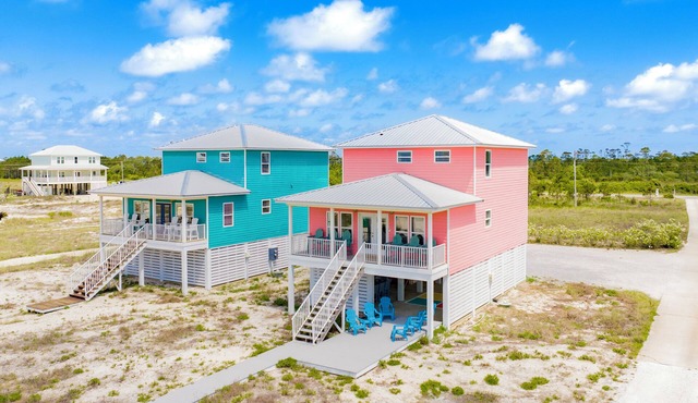 New Pool ready May 2026! 100 steps from Beach! Private Fort Morgan Area!