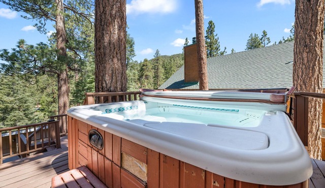 NEW private HOT TUB! VIEWS! Walk to Marina! Close to Lake & Slopes