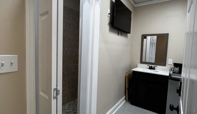New private suite inside the loft building apartments .
