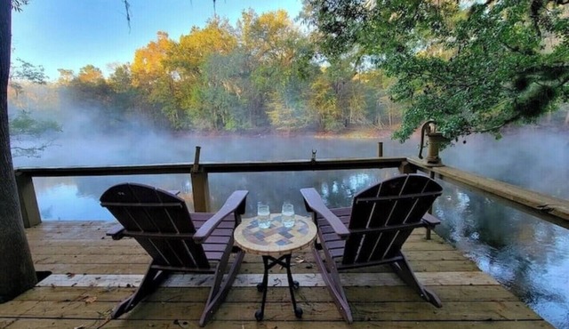 NEW! Relaxing Riverfront Escape Close to Springs