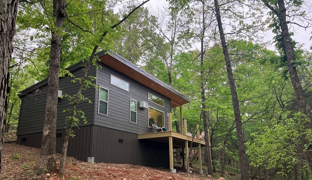 New Romantic Secluded Cabin for two in beautiful Mammoth Spring Arkansas!