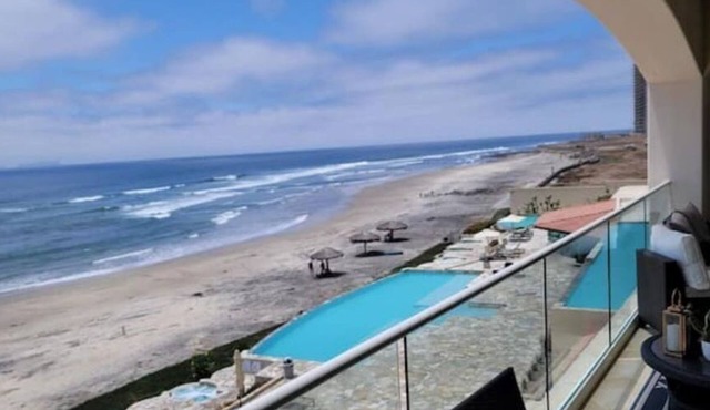 New Rosarito MX Beachfront Gem w/24 hour security - 9 Min to town
