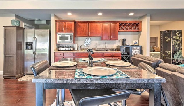 NEW! Serene Garden-Level Apt: 30 Miles to Chicago!