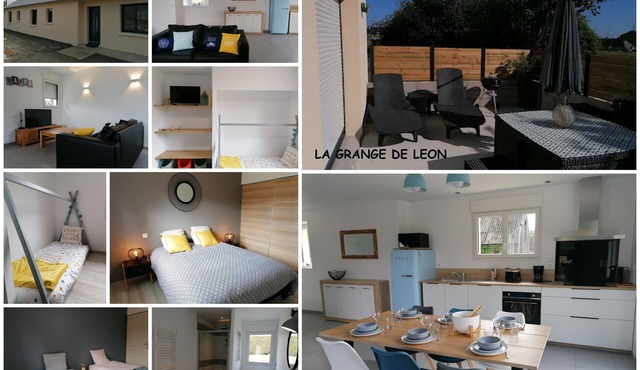 New single-storey house 2.5 km from the beach