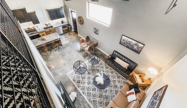 NEW! The Lofts - Industrial/modern loft within walking distance to downtown!