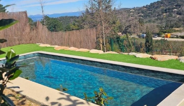 New Villa 2025 | Private Pool | View : Maures | 25 min from St Tropez