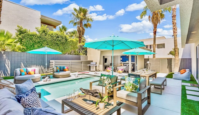 New! Villa Moderne: Luxe Modern Townhome, Private Pool/Spa