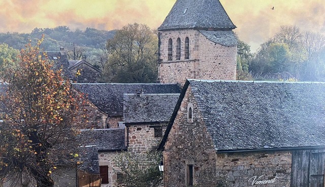 New VIMENET(Aveyron) between aubrac and lévézou apartment in small village