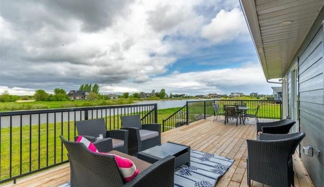 New waterfront- 5 bedroom home